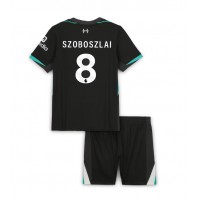 Maglie da calcio Liverpool Dominik Szoboszlai #8 Seconda Maglia Bambino 2024-25 Manica Corta (+ Pantaloni corti)